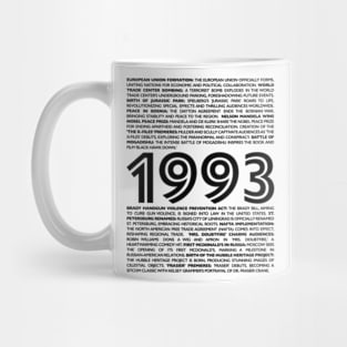 Step Back to '93: Exclusive Birthday Gifts Celebrating a Year of Iconic Moments Mug